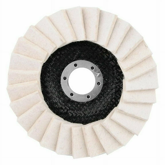 2pcs 5 Inch 125mm Polishing Pad Wool Grinding Buffing Polishing Wheel Disk Sheets Polish Disc For Drill Rotary Tool