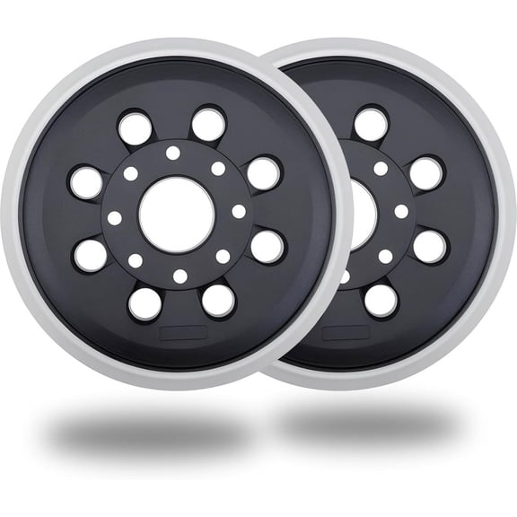 2pcs 5 Inch 8 Hole Hook & Loop Replacement Sander Pad for 5" Bosch ROS20VS, ROS20VSC, ROS20VSK, ROS20, ROS10 Random Orbit Sander