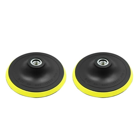 2pcs 5 Inch Car Automotive M14x2.0 Pad Tool Backing Plate Hook Loop Polisher Buffing
