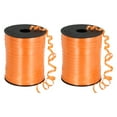 thumbnail image 1 of 2pcs 500 Yards Metallic Curling Ribbon Crimped Balloon String 5mm for Party Decoration Gift Wrapping, Orange, 1 of 6