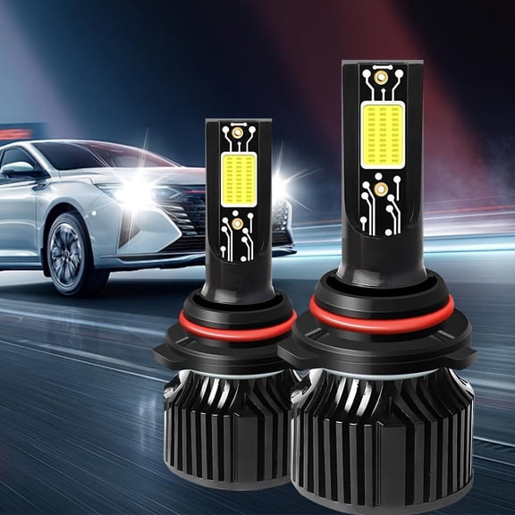 2pcs 5000K LED Car Headlights, 80000LM 400% High Brightness, 360-Degree Beam Angle, Aluminum Body Plug & Play with External Drive, Perfect for H1 -EE024 H4 H7 H11 H9 9005 HB3 9006 HB4