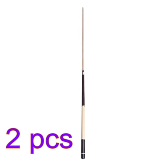 2pcs 58" One Piece Pool Cue Stick