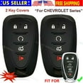 thumbnail image 1 of 2pcs 5B Silicone Case Cover Chevy Fob Smart Protector Holder for Chevrolet Key, 1 of 6
