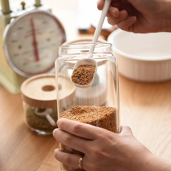 2pcs 5ml/15ml Long-handle Measure Spoons for Coffee Beans, Milk Powder, Seasonings