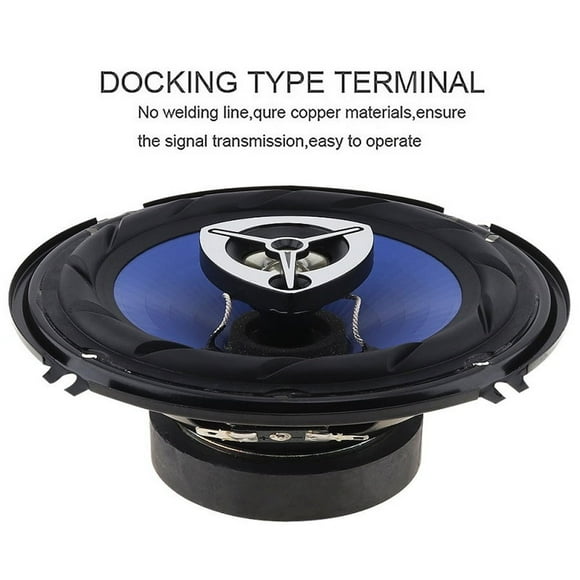 2pcs 6.5" 500W Car HiFi Coaxial Speaker Audio Music Full Range Frequency Speaker