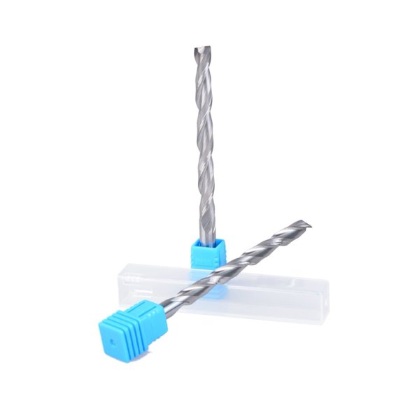 2pcs 6*62mm Carbide CNC Milling Cutters Tools Two Flute Spiral Bit Router End Mill CED 6mm CEL 62mm