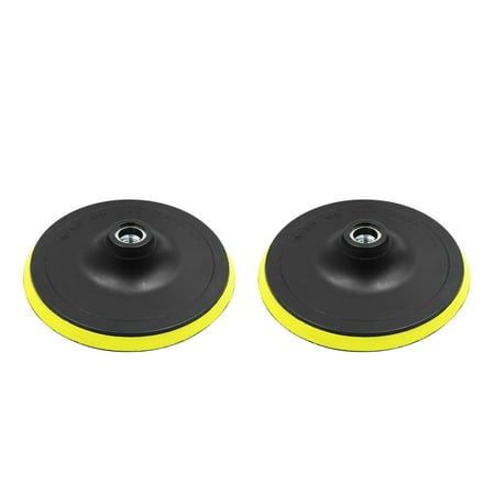 2pcs 6 Inch Car Automotive M14x2.0 Pad Tool Backing Plate Hook Loop Polisher