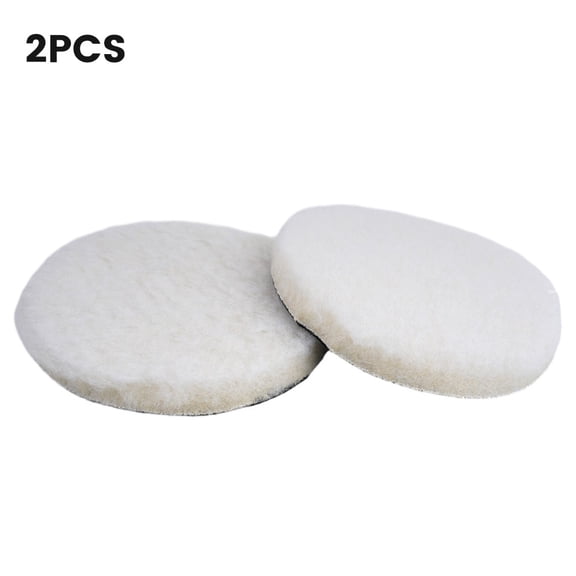 2pcs 6 in Wool Buffing Polishing Pads Bonnets Sanding On Car Buffer