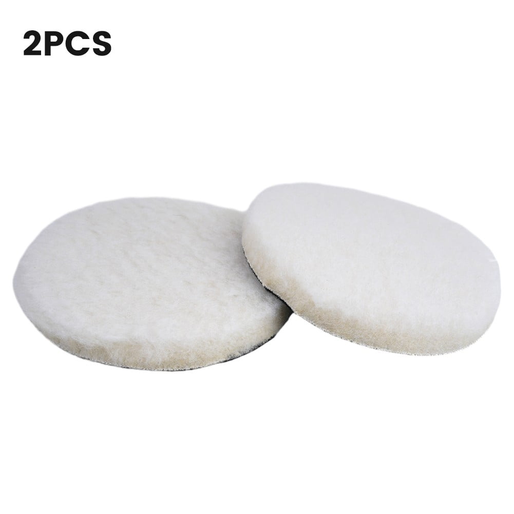2pcs 6 inch Wool Buffing Polishing Pads Bonnets Sanding On Car Buffer ...