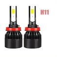 thumbnail image 1 of 2pcs 6000K LED Car Headlights, 120000LM High Brightness, 360-Degree Beam 3570 CSP Bright Chip, Aluminum Body, Plug & Play with External Drive, for H4, H7, H11, H1, H9, 9005, HB3, 9006, HB4, 1 of 10