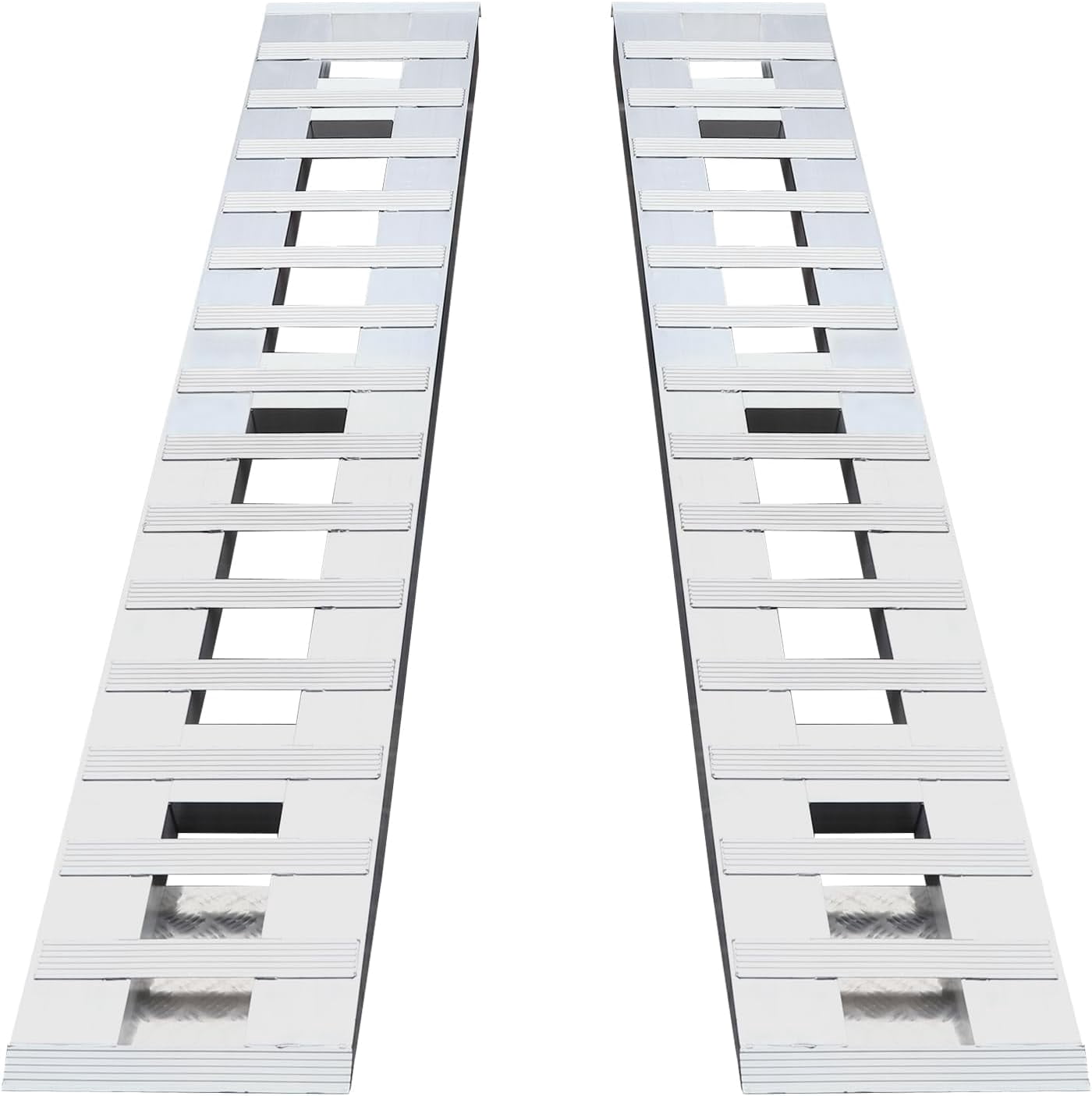 2pcs 6000lbs Aluminum Trailer Ramps, Loading Ramps Car ATV Truck Car ...