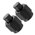 thumbnail image 1 of 2pcs 6AN AN6 Female Thread Flare Cap Block Off Tube Fitting Plug Adapter Fuel Oil Line Adaptor Aluminum Alloy Black, 1 of 6