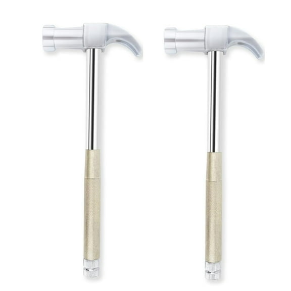 2pcs 6In1 Multifunctional Metal Mini Hammer, Small Nesting Hammer, and Screwdriver Set, Portable Steel Mini Hammer Ideal