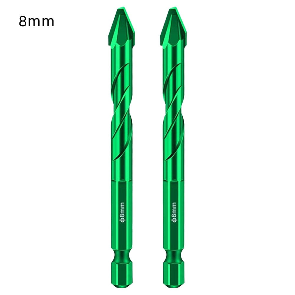 2pcs 6mm/8mm Eccentric Drill Bit Precision Drilling For Glass Tile ...