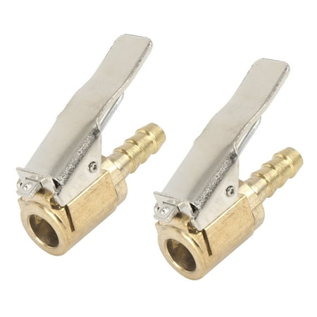 2pcs 6mm Vehicle Tire Chuck Clip Air Inflator Compressor Pump Adapter Connect Accessories