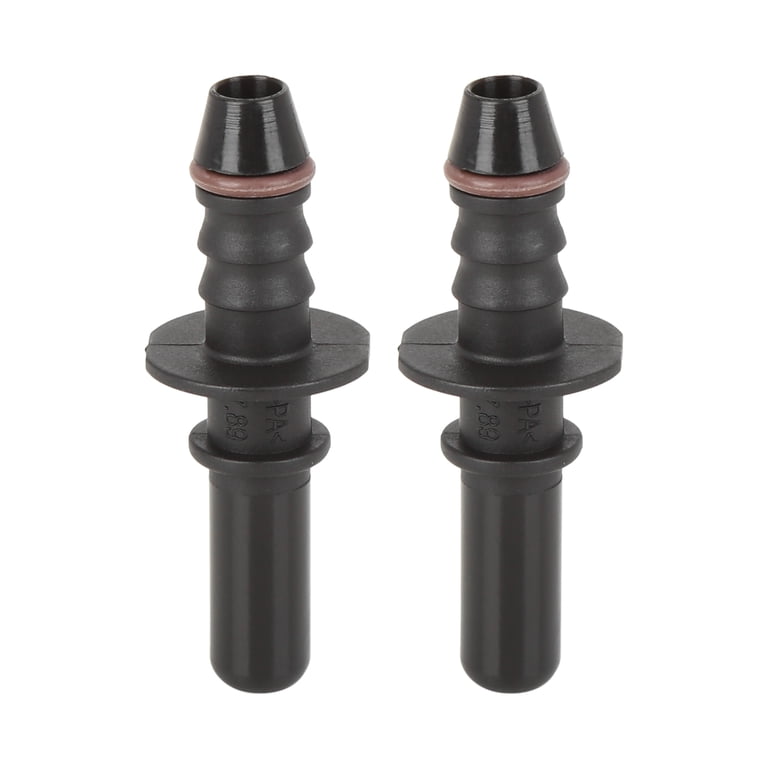 AGS FLRL-155 Fuel Line Adapter - 3/8 Quick Connect to Nylon - 2 per Bag