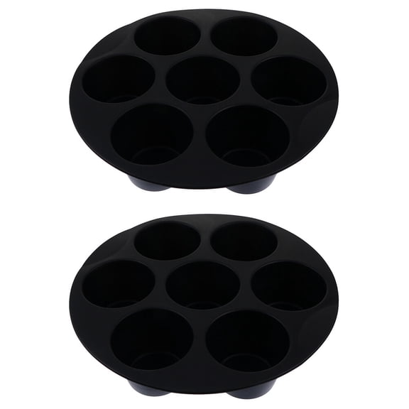2pcs 7 Holes Muffin Cake Molds Creative Cake Baking Mold Air Fryer Muffin Cup