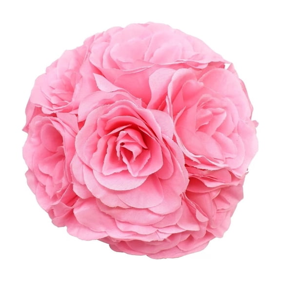 2pcs 7-Inch Artificial Rose Flower Balls for Wedding Centerpieces, Hanging Floral Decor for Party, Event, and Home Ceiling Decoration
