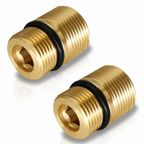 2pcs 7110264 Water Outlet Fitting Pressure Washer Pump Parts,M20 Male to M22 Male Water Outlet Connector,2 * Water outlet Connector,As Shown