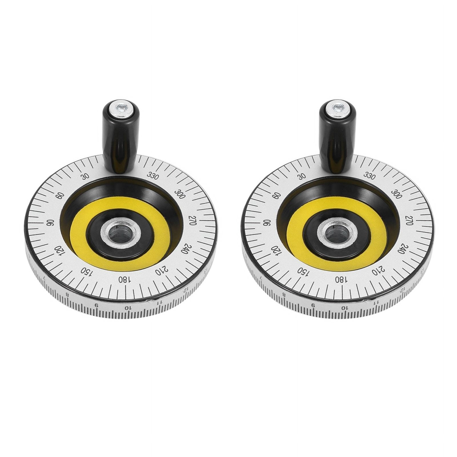 2pcs 80mm Solid Hand Wheel Scale Hand Wheel Mechanical Parts Bakelite ...