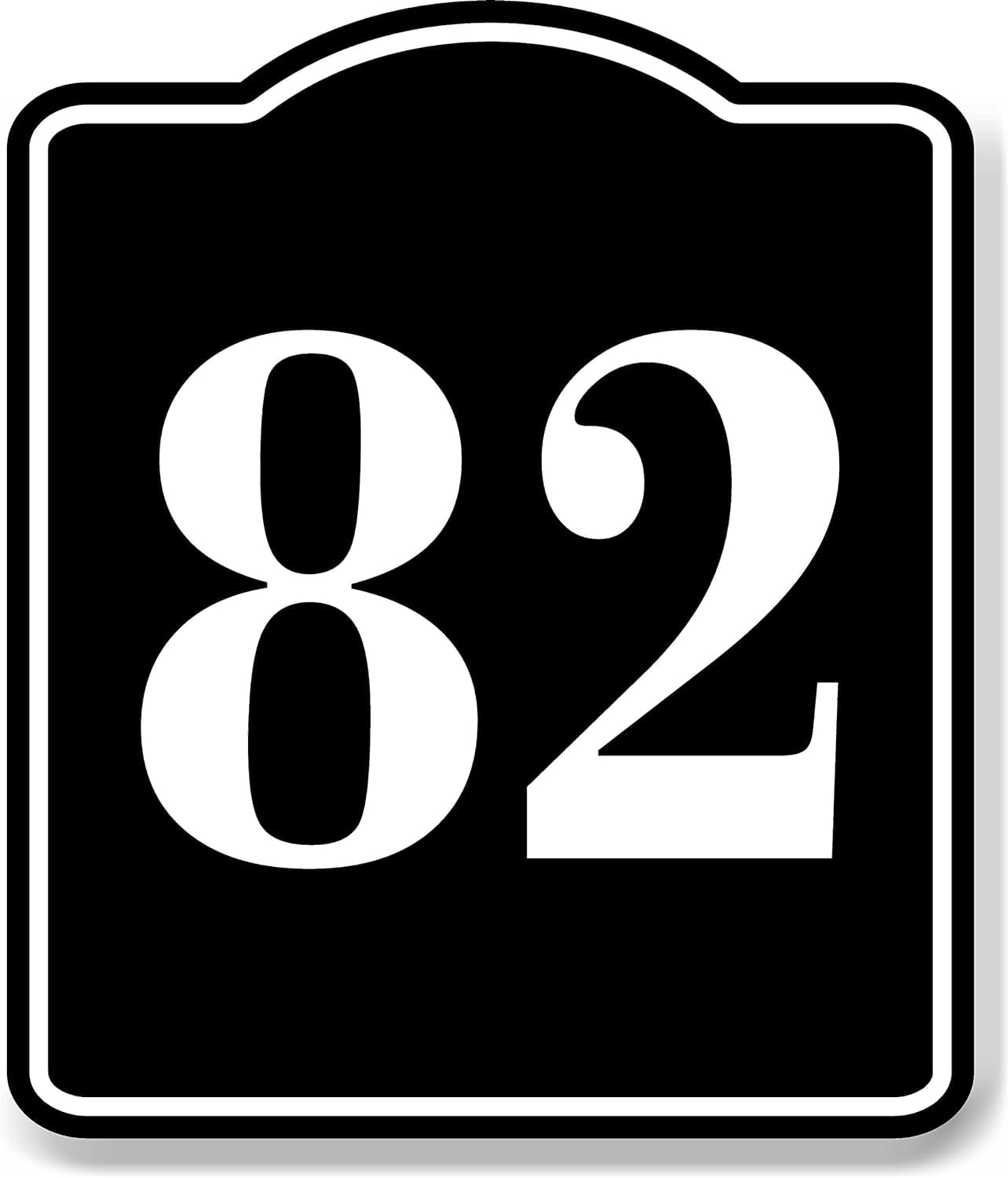 2pcs-82-bay-garage-door-plate-field-lane-gate-number-black-aluminum