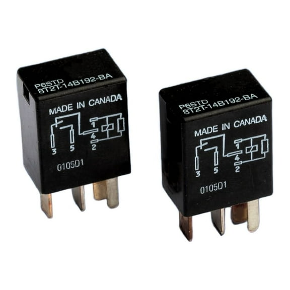 2pcs 8T2T-14B192-BA 40A Multipurpose Automobile Relay 5 pin for G8HE 1C7T R1 12V (2pcs)