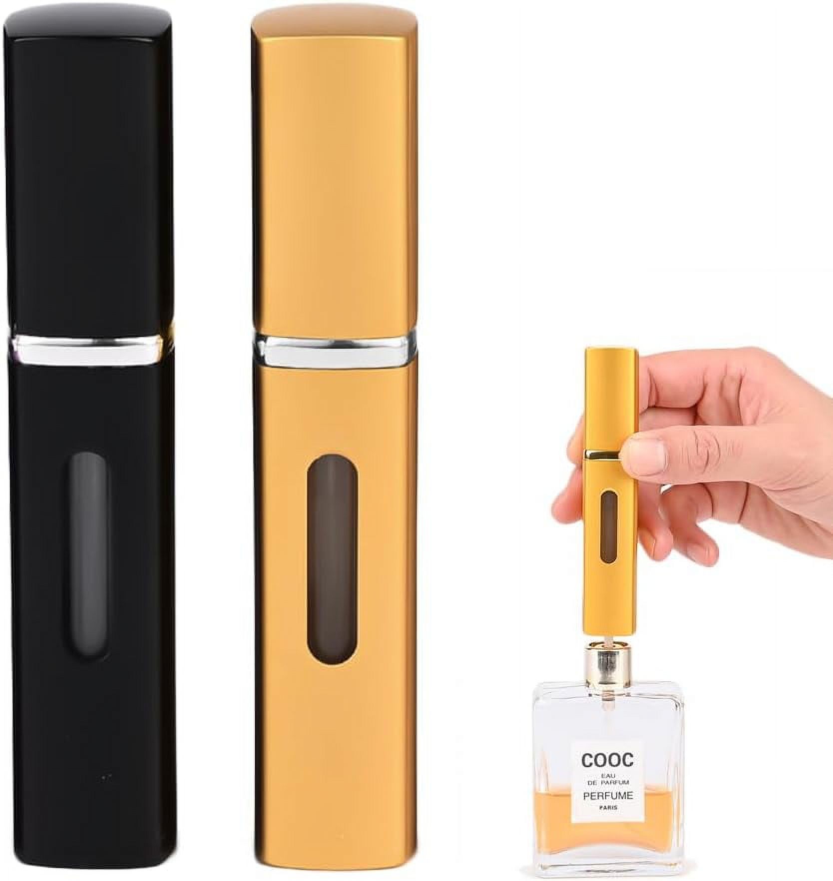 2pcs 8ml Travel Perfume Atomiser Refillable Bottles Portable Mini