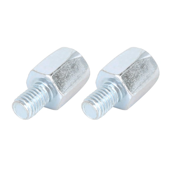 2pcs 8mm RH to 8mm LH Rearview Mirrors Reverse Adapter Screws Bolt Silver Tone for Motorcycle Bike E-bike
