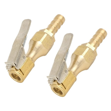 2pcs 8mm Vehicle Tire Chuck Clip Air Inflator Compressor Pump Adapter Connect