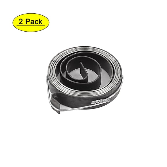 2pcs 8mm Width Metal Drill Press Quill Feed Return Coil Spindle Spring Assembly