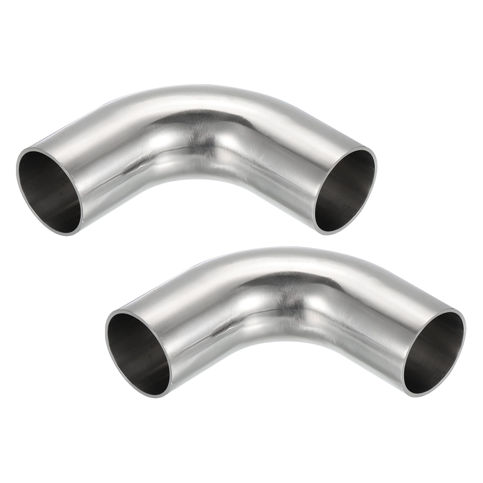 4 Pcs OD 3 Inch 90 Degree 1.2mm Thickness Mandrel Bend Tube Exhaust