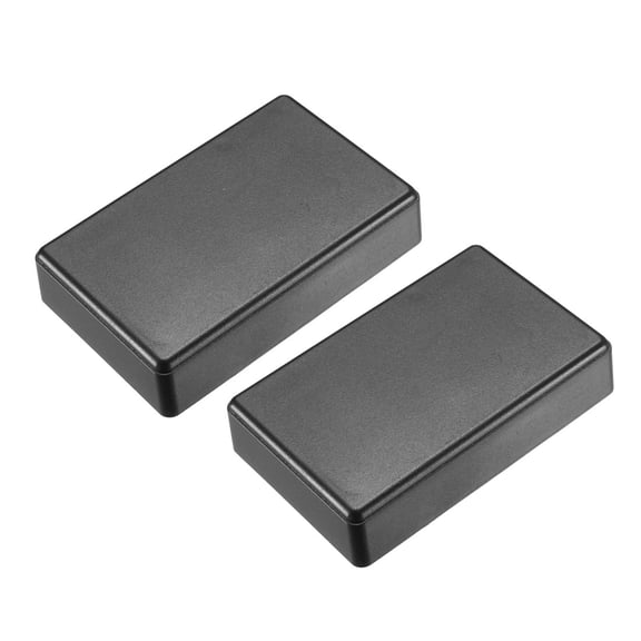 2pcs 92 x 58 x 23mm Electronic Plastic DIY Junction Box Enclosure Case Black