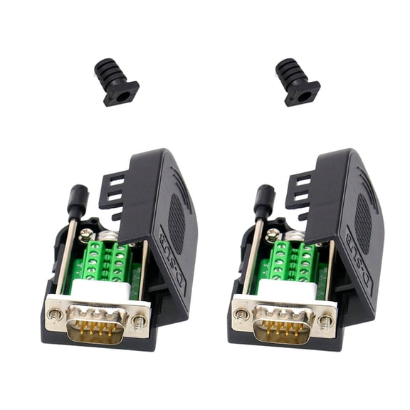 2pcs 9Pin RS232 Adapters Easy Installation for Tax Machines and Digital Cameras Contains Brassed Contacts