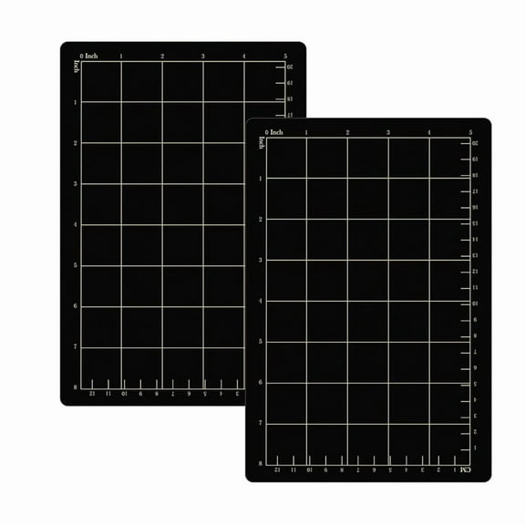 2pcs 9x6 Inch Magnetic Cutting Mat Grid Magnetic Spacers Embossing Machine Die Mat Cut y14104