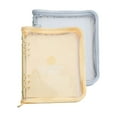 thumbnail image 1 of 2pcs A6 Zippered Loose Leaf Notebook Cover Planner Binder Photo Organizer photo organizers and storagestyle:style3;, 1 of 5
