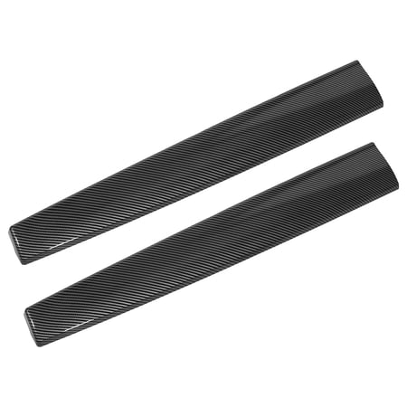 2pcs ABS Center Console Dashboard Dash Cover Wrap Cap for Tesla Model 3 Model Y 2021 2022 Carbon Fiber Pattern