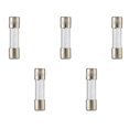 2pcs AGX Series Fuse, Fast Acting, 1/4 Amp, 250V, Glass Tube, 1/4" x 1