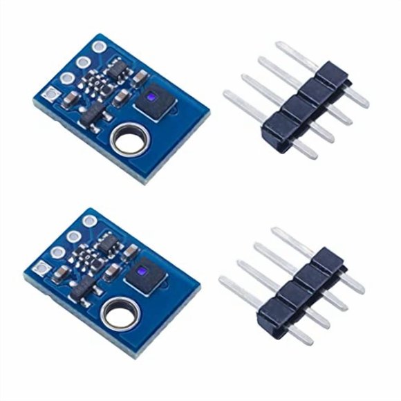 2pcs AHT21 I2C IIC High Precision Digital Temperature and Humidity Sensor Module DC 2.0-5.5V DHT11 AHT10 Upgraded Version for Arduino