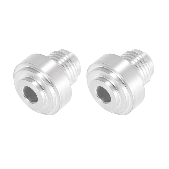 2pcs AN6 -AN6 3/8" Fuel Oil Pump Tank Male Flare Bulkhead Fitting Weld on Hose Barb Adapter Connector Bung