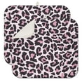 thumbnail image 1 of 2pcs Abstract Animal Leopard Pattern Dish Drying Mat Thick 3-Layer Microfiber Heat Resistant Countertop Pad, 1 of 6