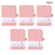 5pcs Accounting Ledger Book for Small Business Bookkeeping & Personal Use, Expense Tracker Notebook for Family Budget, Bookkeeping Record Book, Income and Expense Log Book - 4.34 x 3.15  Pink