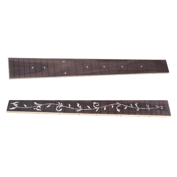 2pcs Acoustic Folk Guitar Fretboard Inlay Fingerboard Wooden for 41'' Guitar