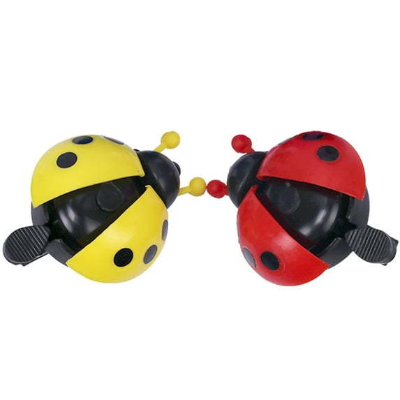 2pcs Adjustable Bike Rings Bells Cycling Ringing Horn Mountain Bike Rings Bells Handlebar Bells Bug Shaped Bike Bells