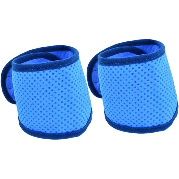 "2pcs Adjustable Dog Cooling Bandanas, Reusable Ice Neck Wraps for Small to Large Dogs, Washable Pet Scarves for Summer Temperature Control & Outdoor Activities"