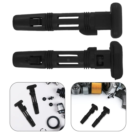 PENIKOKO Car Seat Headrest Pin Repair Guide Inserts 2 Pieces Black Replacement for Enhanced Stability