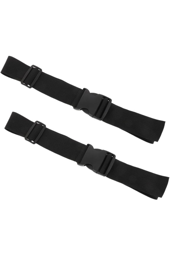 2pcs Adjustable Luggage Strap Buckle Travel Belt Extender for Suitcase and Backpack Utility Straps for Fanny Pack Sturdy Nylon Material Travel Accessories