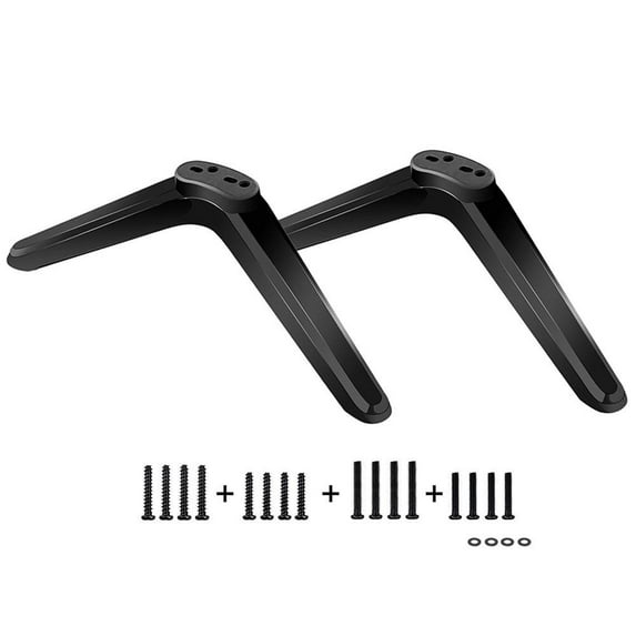 2pcs Adjustable Non Slip Base TV Stand Replacement Legs Universal ,