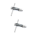 thumbnail image 1 of 2pcs Adjustable T-Handle Tap Wrench Set with Solid Jaw Ratchet Holder for Metric and Thread Plug Taps, 1 of 6