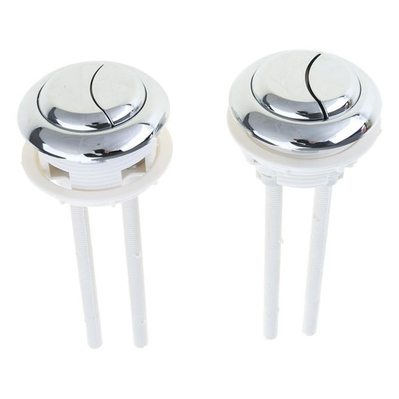 2pcs Adjustable Toilet Double Push Flushing Button Toilet Water Tank Push Button