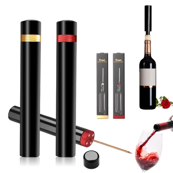 2pcs Aeropop Wine Opener Needle Type Wines Bottle Openers Travel Portable Pocket Air Pressure Pump Wine Bottle Opener Loritia Arropop Wine Opener for Home Restaurant Party